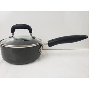 Kitchen Essentials by Calphalon 1 qt Hard Anodized Sauce Pan Pot Cookware W/ Lid